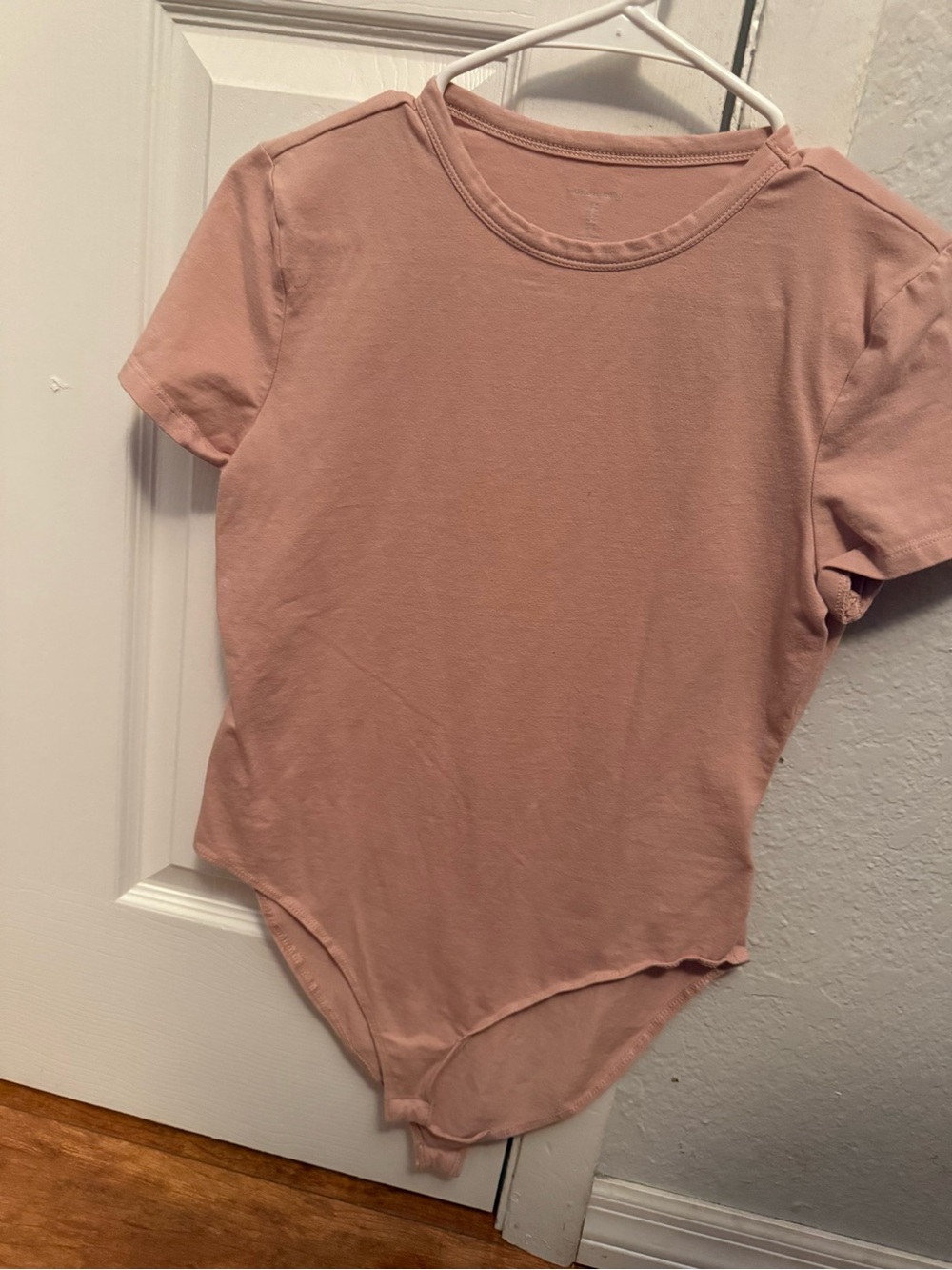 Amazon Essentials Short-Sleeve Blush Bodysuit